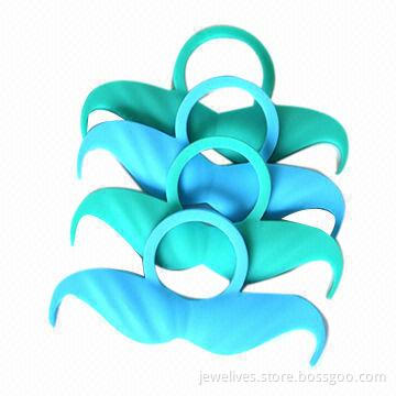 Food-grade Silicone Wine Glass Markers in Various Shapes and Designs